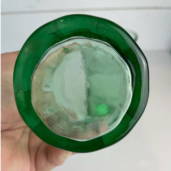 VTG Lot Of Coca Cola Classic Coke Glasses In Georgia Green 4-Piece 17.2oz/510 ml - Picture 4 of 8